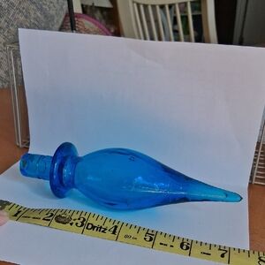 Vintage Empoli Stopper Glass Art Piece